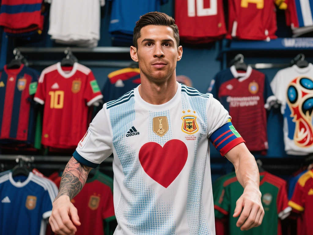 世界杯球衣销量排名公布，梅西C罗仍领风骚